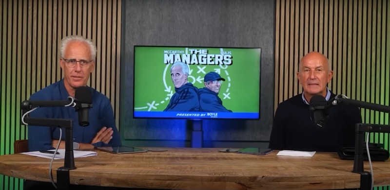 NEW HOSTS: Mick McCarthy and Tony Pulis. Credit: YouTube.