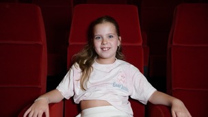 SUPERSTAR: Molly Cartwright at the London premiere of the film.