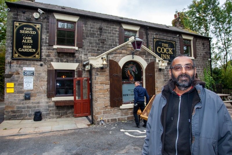 COCK INN: Set for re-opening the cock inn at birdwell with landlord Sal. Picture Shaun Colborn PD094497