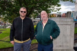 FLY TIPPING: Coun Wray and Bullcock are raising the fly tipping problems at the next council meeting. Picture Shaun Colborn PD094493