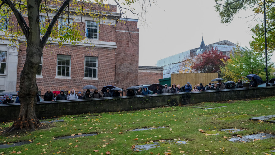 Image for Hundreds turn out to say goodbye to Dickie Bird