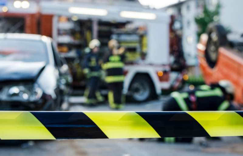 Accident Tap, Car Incident Stock Image